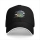Black Baseball Cap Featuring How to Train Your Dragon Hiccup and Toothless Art
