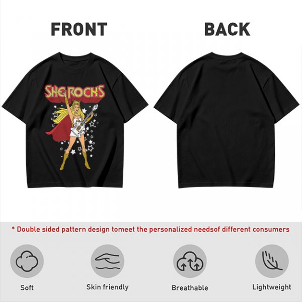 Olive Green She-Ra 'She Rocks' Graphic T-Shirt