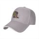 Black baseball cap with Frankenstein monster graphic print