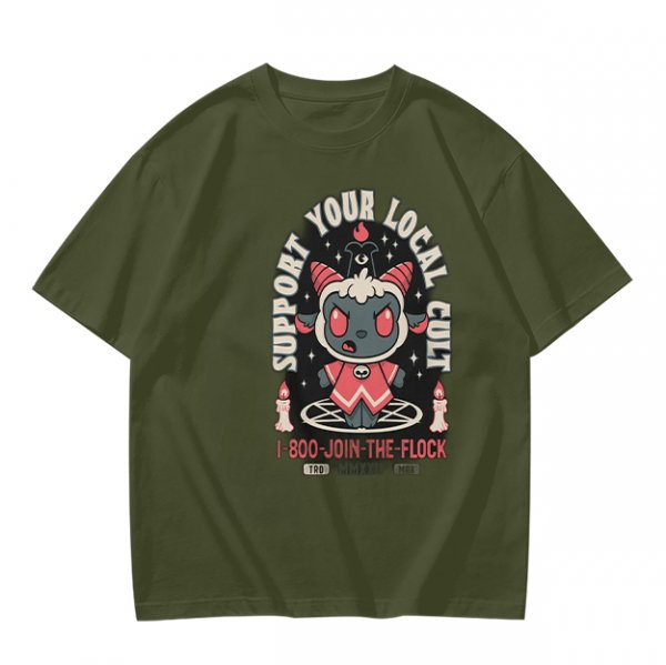 Support Your Local Cult Join The Flock Graphic T-Shirt