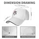 Black baseball cap with Totoro holding umbrella and red sun graphic
