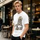 Olive T-Shirt With Cute Totoro And Soot Sprite Anime Print