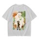 Anime Themed Graphic T-Shirt With Whimsical Character Artwork