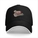 Black baseball cap with skeleton gaming 'Game Over' graphic