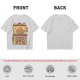 Olive T-Shirt With Cat Gyoza Restaurant Illustration
