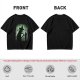 Olive T-Shirt With Spooky Witch Silhouette Halloween Graphic