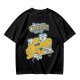 Olive graphic t-shirt with 'Relax and Cheese the Day' and mice on cheese