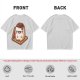 Olive T-Shirt With Cute Smores Character Graphic Print