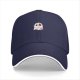 Black Baseball Cap With Cute Bloody Ghost Graphic