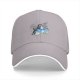 Black Baseball Cap With Whimsical Night Tree And Sheep Art Print