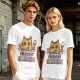 Olive T-Shirt With Cat Eating Snacks Frequent Snacks Print