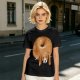 Olive Green T-Shirt With Donut Shaped Beagle Print