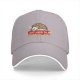 Black baseball cap with dramatic hedgehog graphic and funny text
