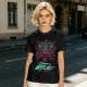 Olive T-Shirt With Cyberpunk Witcher Wolf Emblem Print