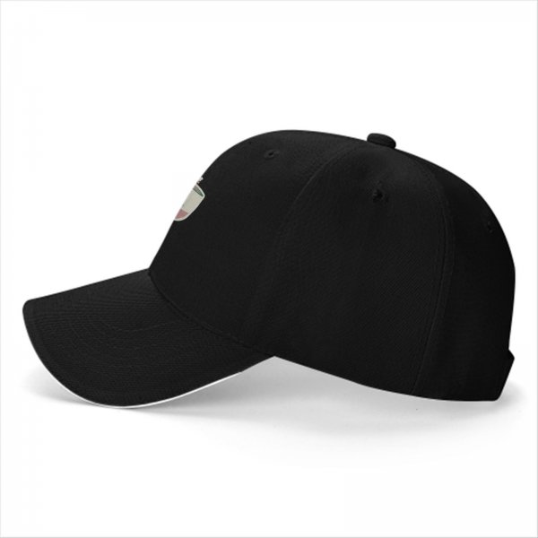 Black Baseball Cap With I Need More Coffee Cup Graphic