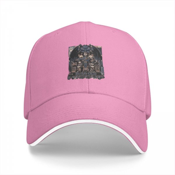 Black Baseball Cap with How to Train Your Dragon King Hiccup Print
