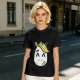 Olive T-Shirt With Cute Cartoon Horse Graphic Print
