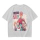 Olive T-Shirt with Friendship Themed Cartoon Crew Print