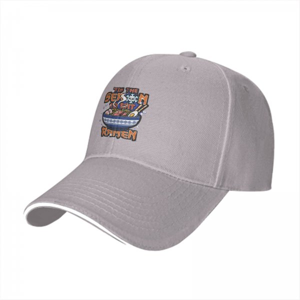 Tis The Season To Eat Ramen Graphic Baseball Cap