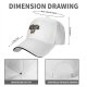 Black Baseball Cap With Wizard Cat 'My Super Power Is Making Stupid People Disappear' Print