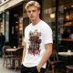 Coffee Makes Me Feel Less Murdery Graphic Olive T-Shirt