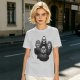 Olive Graphic T-Shirt with Fantasy Character Portraits