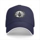 Black Baseball Cap With Floating Island Landscape Graphic