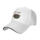 Black baseball cap with glitch coffee cup and 'I Glitch About Coffee' text