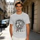 Olive Soccer Graphic T-Shirt with 'Born To Kick Balls' Print