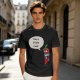 Olive green t-shirt with funny 'I'm a little chili' cartoon chili print