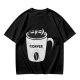 Olive Green T-Shirt With Coffee Mug Graphic Print