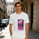 Olive T-Shirt With Tarot Card Style Goose Print HJÖNK