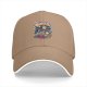 Black Baseball Cap With Whovio Cereal Themed Graphic Print