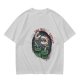 Olive T-shirt with Piranha Plant Graphic and 'You Plant Today' Text