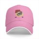 Black baseball cap with Super Dark knight graphic print
