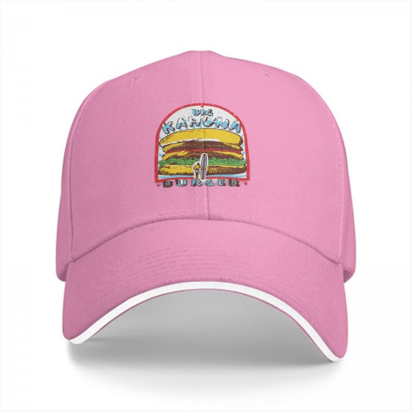 Big Kahuna Burger Graphic Black Baseball Cap
