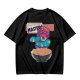 Olive T-Shirt With Cartoon Monster Cereal Bowl Graphic And Eternal Masters Text