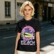 Welcome to Myahmi Beach Skeletor Surf Graphic T-Shirt