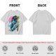 Olive T-shirt with Anime Vampire Hunter Character Graphic
