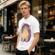 Olive T-Shirt with Cute Brontosaurus Taco Dinosaur Graphic