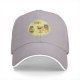 Black Baseball Cap With Pizza Club Pineapple Slice Graphic
