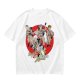 Olive T-shirt with Ghostbusters parody female character graphic print