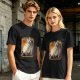 Olive green t-shirt with Totoro 'Spirits' graphic print