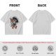 Olive t-shirt with retro coffee pot cartoon and Good Morning text