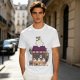 Olive T-Shirt With Ghost Ramen Shop Graphic