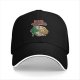 D&D Time Adventure Themed Baseball Cap With Dice Characters