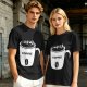 Olive Green T-Shirt With Coffee Mug Graphic Print