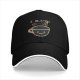 Black baseball cap with glitch coffee cup and 'I Glitch About Coffee' text