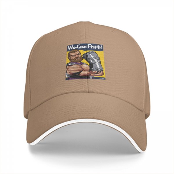 Black baseball cap with We Can Fist It muscular warrior graphic