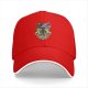 Black Baseball Cap With Fantasy Dark Warrior Graphic Print